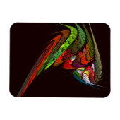 Chameleon Abstrakt Art Premium Magnet (Horizontal)