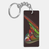Chameleon Abstrakt Art Schlüsselanhänger (Vorderseite links)