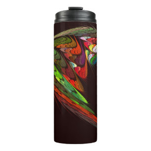 Chameleon Abstrakt Art Thermosbecher
