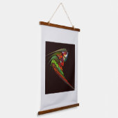 Chameleon Abstrakt Art Wandteppich Mit Holzrahmen (Gewinkelt)