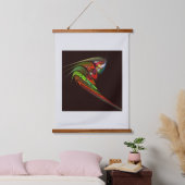Chameleon Abstrakt Art Wandteppich Mit Holzrahmen (Schlafzimmer)