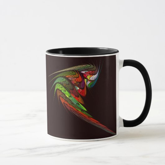 Chameleon Abstrakt Coffee Tasse (Rechts)