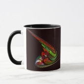 Chameleon Abstrakt Coffee Tasse (Links)