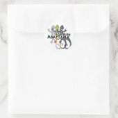 Chameleon Adaptable Runder Aufkleber (Tasche)