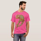 Chameleon Animal Motif Artwork Chameleon T-Shirt (Vorne ganz)