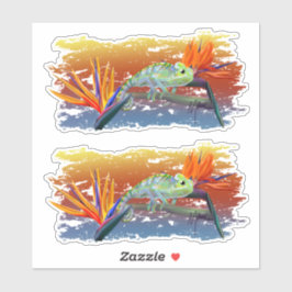 Chameleon  aufkleber