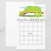 Chameleon Baby Duschbingkarte (Vorne/Hinten)