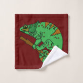Chameleon Badhandtuch Set (Waschlappen)