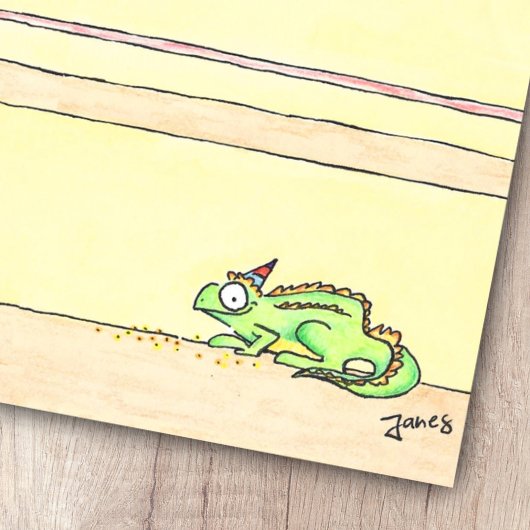 Chameleon Birthday Postkarte