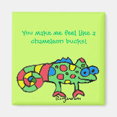 Chameleon Bucks Magnet (Vorne)