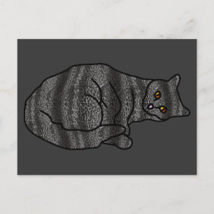 Chameleon Cat Postkarte