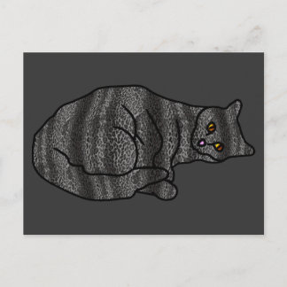 Chameleon Cat Postkarte