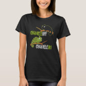 Chameleon Chameleoff Lizard Joke Reptiles T-Shirt (Vorderseite)