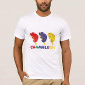 Chameleon Changing Colors T-Shirt (Vorderseite)