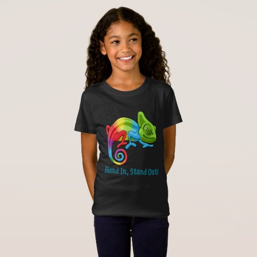 Chameleon Changing Colors T-Shirt (Vorne ganz)