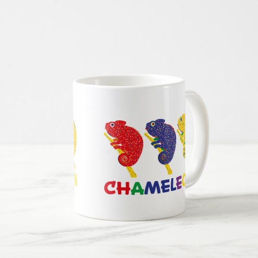 Chameleon Changing Kaffeetasse (VorderseiteRechts)