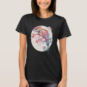 Chameleon Cherry Blossom Japanese Sakura Reptile T-Shirt (Vorderseite)