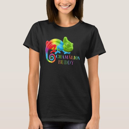 Chameleon Colourful Chameleon Pet Lizards T-Shirt (Vorderseite)