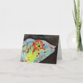 Chameleon Dankeskarte (Vorderseite)