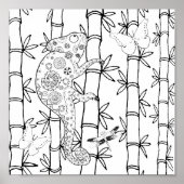 Chameleon Doodle 2 Poster (Vorne)