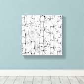 Chameleon Doodle 6 Leinwanddruck (Insitu (Holzboden))