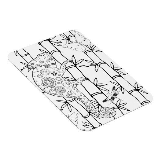 Chameleon Doodle Magnet (Rechte Seite)