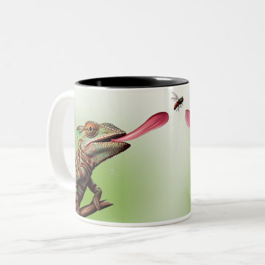 Chameleon Duel Tasse (Vorderseite Links)