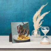 Chameleon Eating Spaghetti Fotoplatte (InSitu)