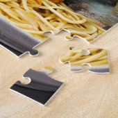 Chameleon Eating Spaghetti Jigsaw Puzzle (Seite)