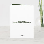 CHAMELEON ENDE DER BEZIEHUNGSKARTE DANKESKARTE (Rückseite)