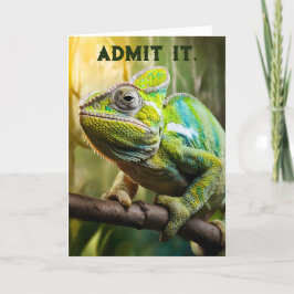 CHAMELEON ENDE DER BEZIEHUNGSKARTE DANKESKARTE