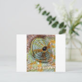 Chameleon Eye Mod Stylish Animal Postkarte (Stehend Vorderseite)