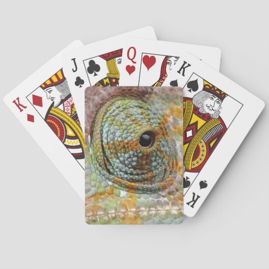 Chameleon Eye Mod Stylish Animal Spielkarten (Rückseite)