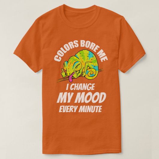 Chameleon Farben langweilig 2 T-Shirt (Design vorne)
