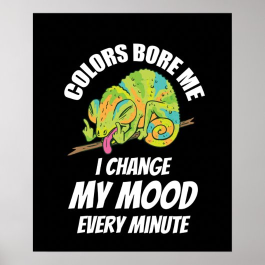 Chameleon - Farben langweilig Poster (Vorne)