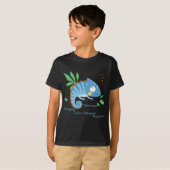 Chameleon - Farbige Lizard - Bildung T-Shirt (Vorne ganz)