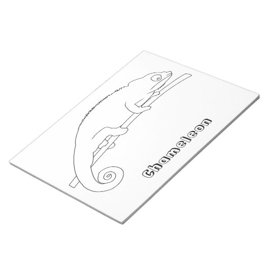 Chameleon Farbnotizen Spaß Aktivität Notizblock (angewinkelt)