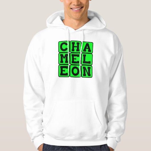 Chameleon, farbverändernde Eidechse Hoodie (Vorderseite)