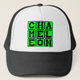 Chameleon, farbverändernde Eidechse Truckerkappe
