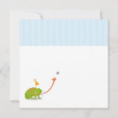 Chameleon Geburtstag Karte (Rückseite)