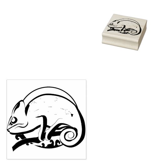 Chameleon Gummistempel (Stempel)