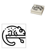 Chameleon Gummistempel (Stempel)