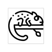 Chameleon Gummistempel (Prägung)