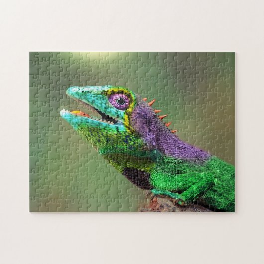 Chameleon Head Nah-up, Jigsaw Puzzle (Horizontal)
