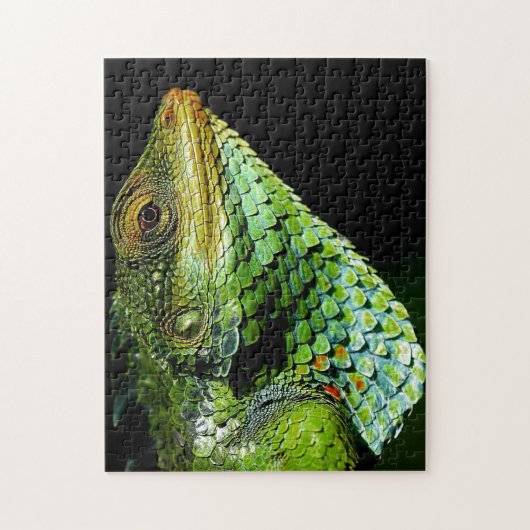 Chameleon Head Nah-up, Jigsaw Puzzle (Vertikal)