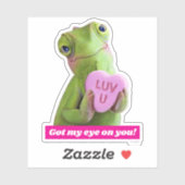 Chameleon Heart (Luv U) Aufkleber (Blatt)