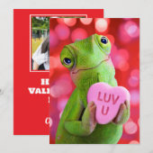 Chameleon Heart (Luv U) Einladung (Vorne/Hinten)