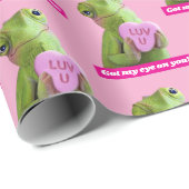 Chameleon Heart (Luv U) Geschenkpapier (Rolleneckpunkt)