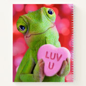 Chameleon Heart (Luv U) Notizblock (Rückseite)