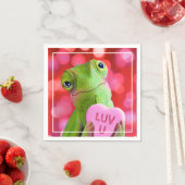 Chameleon Heart (Luv U) Serviette (Beispiel)